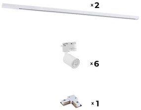 Zuma Line 3042 - Bodové svietidlo do lištového systému REFLEKTOR 6xGU10/10W/230V