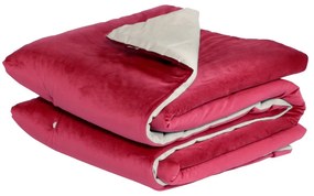 Červená prikrývka Hartman Jolie, 130 x 170 cm