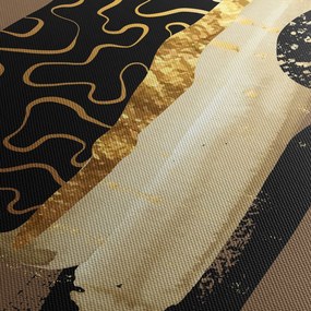 Obraz - Abstrakcia golden brown N⁰3 (150x105 cm)