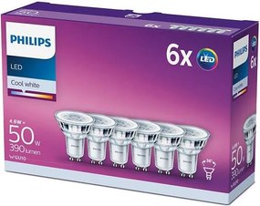 Sada 6x LED žiaroviek Philips GU10/4,6W/230V 4000K