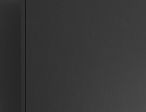 Vitrína Harmony, čierna/čierny mramor