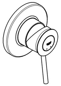 GROHE 29048000 - Sprchová batéria BAUCLASSIC lesklý chróm