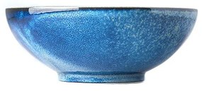 Modrá keramická miska Mij Indigo, ø 21 cm