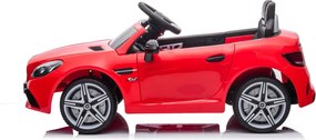 LEAN CARS Elektrické autíčko Mercedes SLC 300 LED MP3 červené
