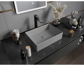 Mexen Goya, umývadlo na dosku 45 x 32 cm, svetlá šedá matná, 22184561