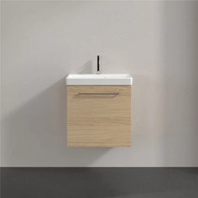 VILLEROY &amp; BOCH Avento závesná skrinka pod umývadlo Compact, 1 dvierka, pánty vpravo, 530 x 352 x 514 mm, Nordic Oak, A88801VJ