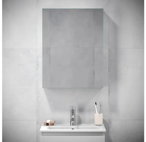 BATH DELUXE Zrkadlová kúpeľňová skrinka HENRY 65x50 cm biela 02-050-63-01-01