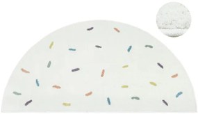 Koberec LIMA M039A krémový / modrý polkruh
