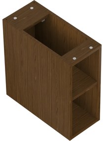 Mexen Box-A, otvorená skrinka s policou 20 cm, orech, 91AX2-0200-470-0-86