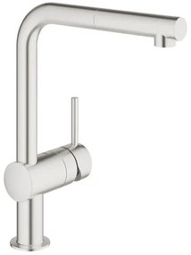 Grohe Minta drezová batéria s vyťahovacou sprškou supersteel 32168dc0 G32168DC0
