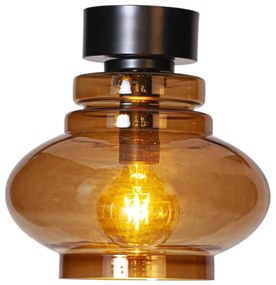 ByRydens 4202200-5512-Stropné svietidlo DOLORES 1xE27/5W/230V pr.30cm hnedá/dymová