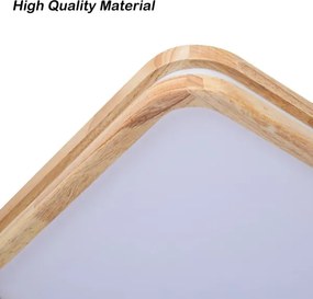 Brilagi - stmievateľné LED svietidlo MOLINA SQUARE LED/80W/230V, dub, 60x60 cm + diaľkový ovládač