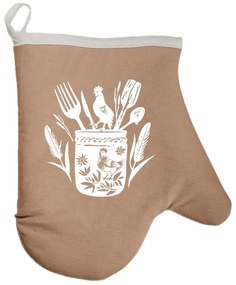 Kuchynská rukavica Village EMI, červená