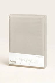 Plachta s gumičkou JERSEY taupe Rozmer: 80x160x15 cm