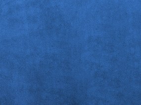 Zamatový taburet modrý EVJA Beliani