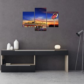 Obraz - Večerný bar (90x60 cm)