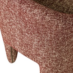 Čalúnená kancelárska stolička v terakotovej farbe Cordo – WOOOD