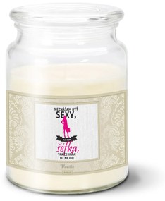 Sablio Sviečka Neznášam byť sexy, ale som Šéfka - 500 g
