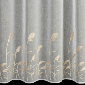 ZÁCLONA NA KRÚŽKOCH TASHA1 140X250 CM VZOROVANÁ