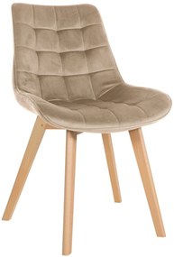 Stolička Brook - zamat - Hnedá