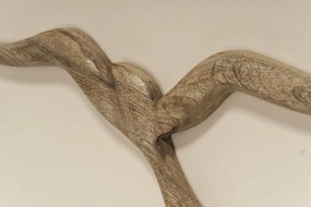 Drevená dekorácia na stenu Jayla 16x46 cm + 13x36 cm