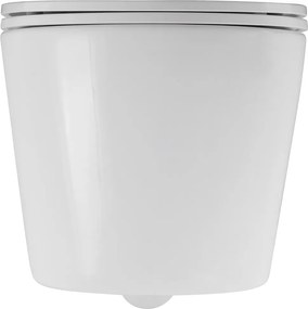 Erga Vento, závesná WC misa 490x365x365mm, Tornado 2 + toaletné sedadlo s pomalým zatváraním, biela, ERG-V03-VENTO-TO2-WH