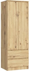 Šatníková skriňa STAR 60 cm dub artisan
