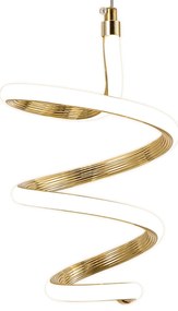 Toolight Toolight, LED závesné svietidlo 3x20W, 4000K, 4000lm, G075-3CPR, zlatá, OSW-08661