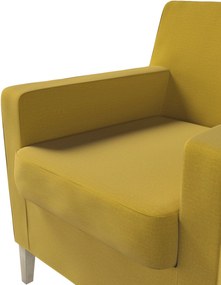 Poťah na kreslo Karlstad farba produktu žltá látka zamatová