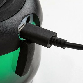 Rabalux 76110 stolná LED lampa s reproduktorom Radelia, RGB, bluetooth, 3W, IP20