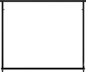 Sklápací vešiak s kolieskami Soran 150x50x188 - čierna