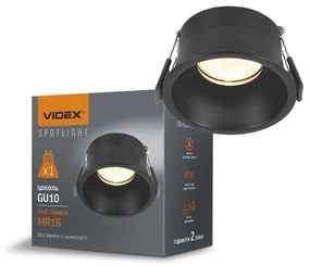 Bodové LED svietidlo – čierne | VIDEX