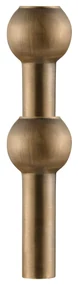 Stoff Nagel Dizajnová vázička STOFF Nagel Bronzed Brass