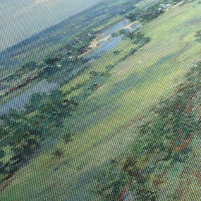 Obraz - Theodore Robinson, The Valley of the Seine, From the Hills of Giverny, reprodukcia (70x50 cm)