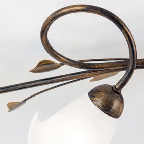 Orion DL 7-789/5 - Prisadený luster SISI 5xE14/40W/230V bronz/patina