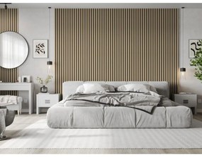 Mexen Lam-F, akustické stenové lamely 275 × 30 cm, plstený podklad 8 mm, technická dyha, dub pieskový, S105-275307-3015-001