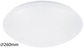 Rabalux LED kúpeľňové stropné svietidlo Lucas 1x12W | 780lm | 4000K | IP44 | 26cm - kruhové biele