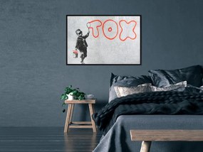 Artgeist Plagát - Toxic [Poster] Veľkosť: 45x30, Verzia: Zlatý rám