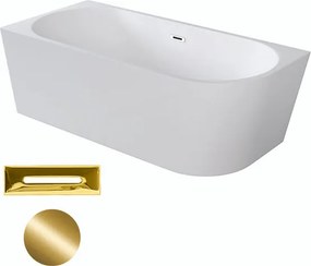 Besco Akrylátová voľne stojaca rohová vaňa Zoya 150x75 (170x80) biela BESCO-Typ výpuste: Click-Clack s prepadom, grafit, BESCO-Rozmery: 170x80, BESCO…