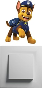 PIPPER. PAW Patrol - Chase - nálepka nad vypínač