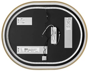LED zrcadlo APOLLO 2 90x70 cm