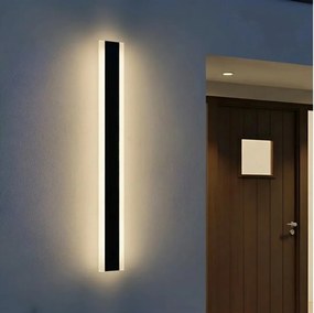 LED Vonkajšie nástenné svietidlo MIRANA S LED/25W/230V 4000K IP44 120 cm čierne