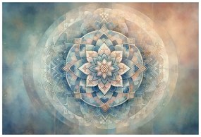 Tapeta mandala v pastelových tónoch