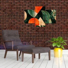 Obraz - Geometrické prírodné motívy II. (90x60 cm)