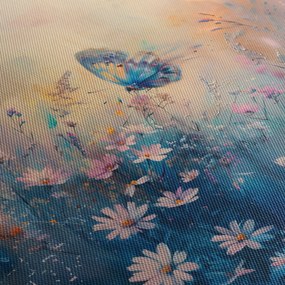 Obraz - Lúka s motýľom (90x60 cm)