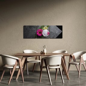 Obraz - Noci v Bangkoku (s hodinami) (90x30 cm)