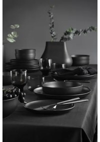 18-dielna jedálenská sada čierna/porcelán