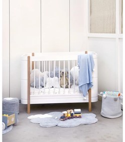 Svetlomodrý prateľný ručne tkaný bavlnený detský koberec 70x100 cm Mini Dream – Lorena Canals