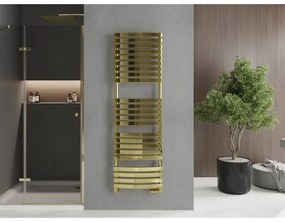 Mexen Bachus, vykurovacie teleso 1600x500 mm, 659 W, zlatá lesklá, W109-1600-500-00-50