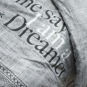 Luxusné obliečky sivej farby DREAMER 160 x 200 cm